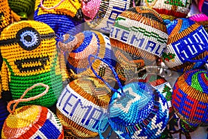 Decorative souvenirs display,Puerto Quetzal,Guatemala,central america