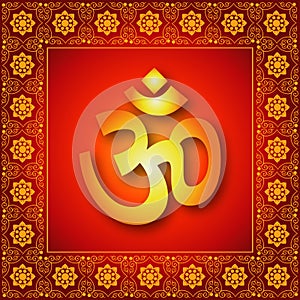 Decorative Spiritual Om Sign