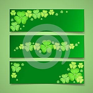 Decorative St. Patrick`s Day Banners