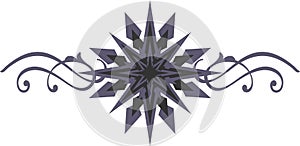 Decorative star, vintage star