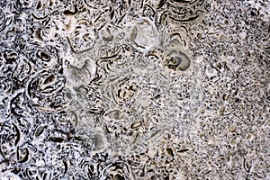 Decorative stone. macro dendrite. Raw rough plate.