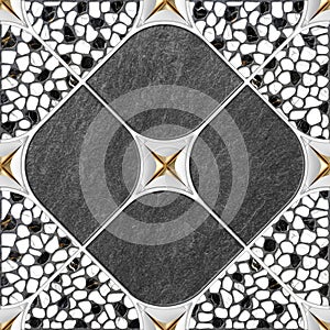 Decorative Stone and Marble Tile Pattern