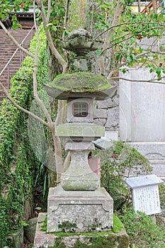 Decorative stone pagoda