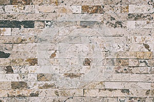 Decorative stone wall background