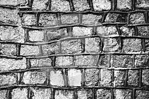 Decorative stone wall texture