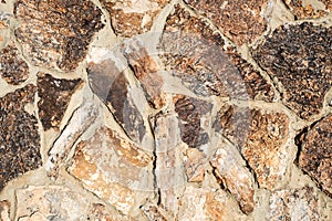 Decorative stone wall texture