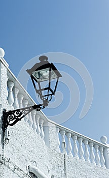 Decorative street lamp photo