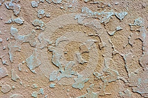 Decorative textured plaster applied by hand to the wall as an element of exterior or interior decoration of buildings