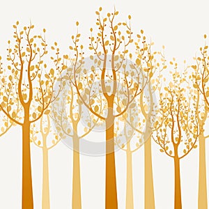 Decorative trees background
