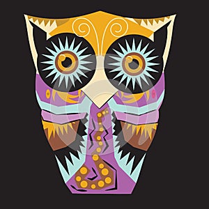 Decorative Vector Owl