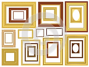 Decorative Vector Picture Frames