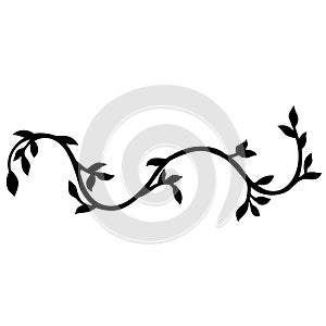 Decorative vines vector eps Hand drawn, Vector, Eps, Logo, Icon, silhouette Illustration by crafteroks for different uses. Visit m
