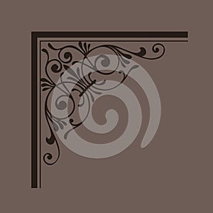 Decorative Vintage Design Element