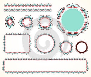 Decorative vintage frame (set 1)