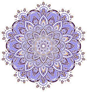 Decorative vintage vector ornament. Ornate mandala