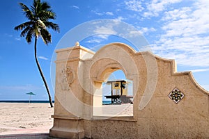 Decorative Wall on the Beach