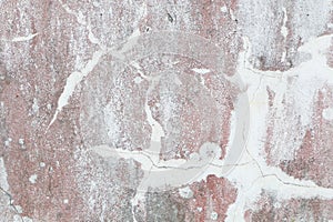 Decorative wall of a stone house.