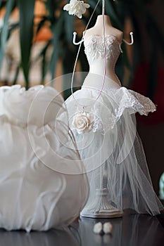 Decorative wedding accessories photo