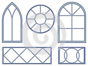 Decorative window blueprints