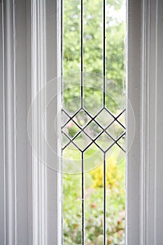 Decorative window pane photo