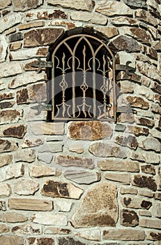 Decorative window in the wall
