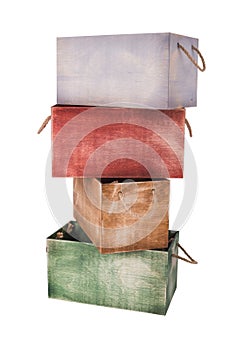 Decorative wine boxes