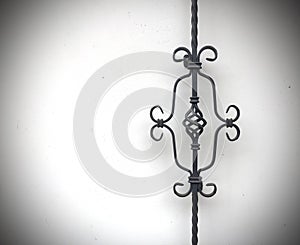 Decorative wrought iron design