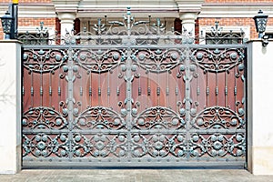 Decorative wrought lattice