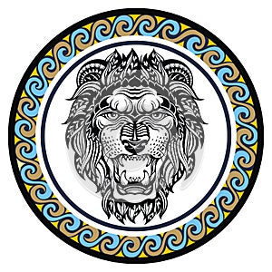 Decorative Zodiac sign Leo