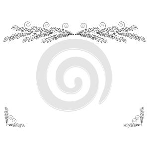 Decorativeframe and border vector