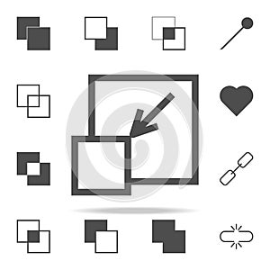 decrement icon. web icons universal set for web and mobile