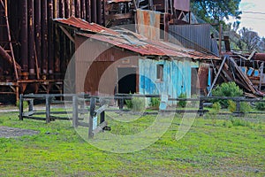 Decrepit mining office