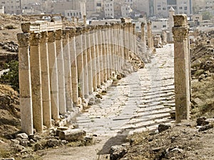 Decumanus, Jerash photo