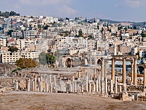 Decumanus in Jerash, Jordan