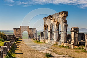 The Decumanus Maximus, Volubilis