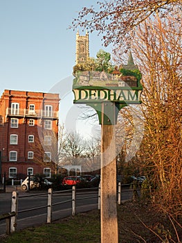 dedham village sign post special essex country