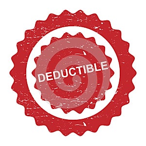 Deductible stamp