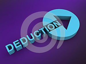 deduction word on purple