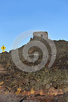 Dee Wright Observatory Sits Atop Lava Field