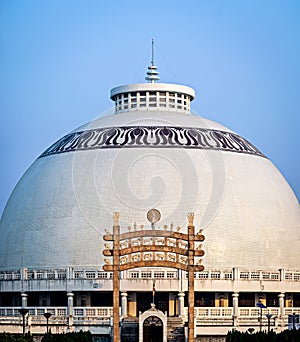 Deekshabhoomi is a sacred monument of \'Navayana\' Buddhism located at Nagpur city in Maharashtra state of India