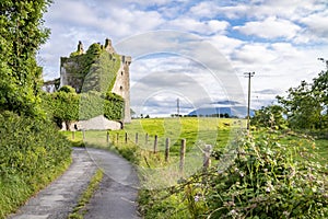 Deel castle, in Irish Caislean na Daoile, was built in the 16th century - County Mayo, Ireland
