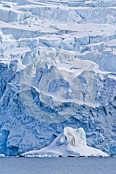 Deep Blue Glacier, Albert I Land, Norway