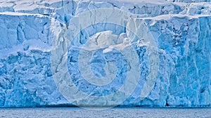 Deep Blue Glacier, Albert I Land, Norway