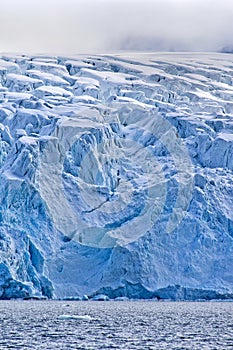Deep Blue Glacier, Albert I Land, Norway