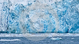 Deep Blue Glacier, Nordvest-Spitsbergen National Park, Norway