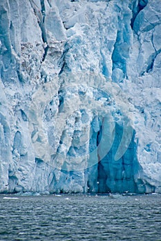 Deep Blue Glacier, Nordvest-Spitsbergen National Park, Norway