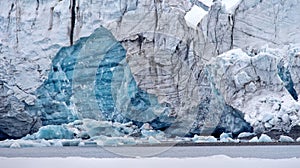 Deep Blue Glacier, Oscar II Land, Norway