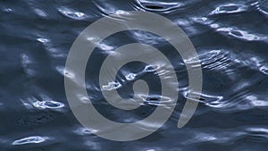 Deep blue rippling water surface background