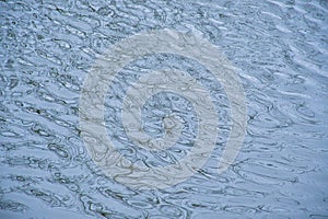 Deep blue rippling water surface.