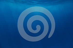 Deep Blue Sea Underwater Background